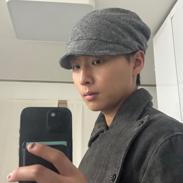 Ca4la 드레이프  울 캡