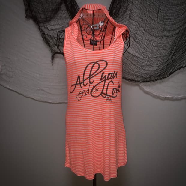 The BEATLES striped sleeveless dress