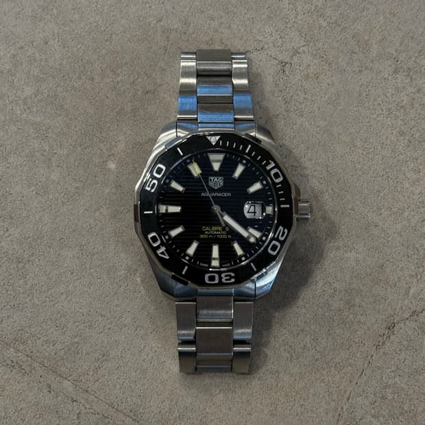 태그호이어 아쿠아레이서 300 블랙 오토메틱 41mm 