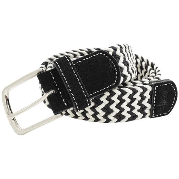 스투시 우븐 코드 웨빙 벨트 그린 L/XL