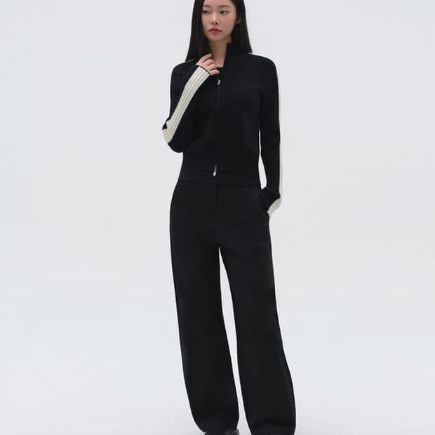 무신사 스탠다드 우먼즈 트랙 니트 집업