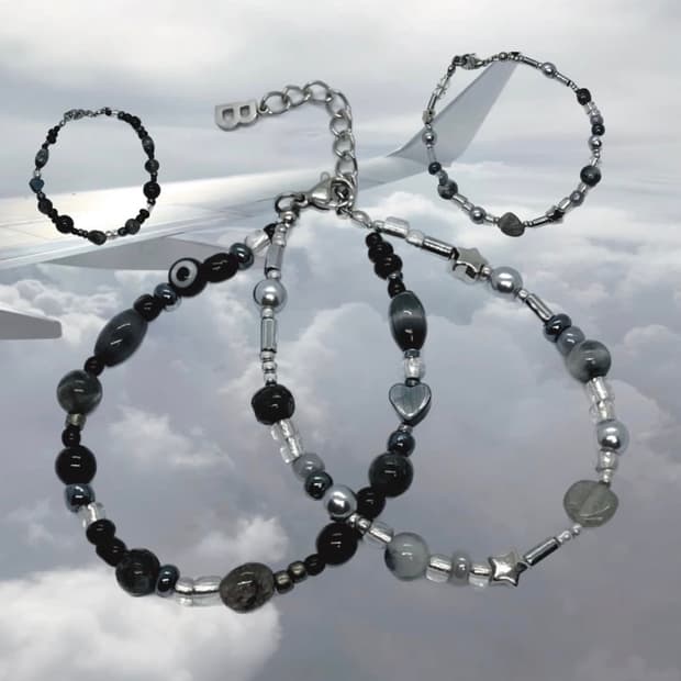 Black&Silver Layered Bracelet