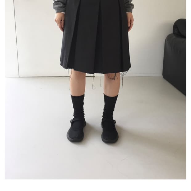 Wooon 랩 커팅 스커트