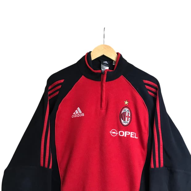 아디다스 ac밀란 05-06 후리스 한정판 반집업