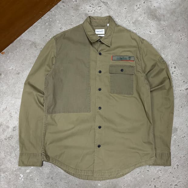 팀버랜드 카키 워크 셔츠[2336]