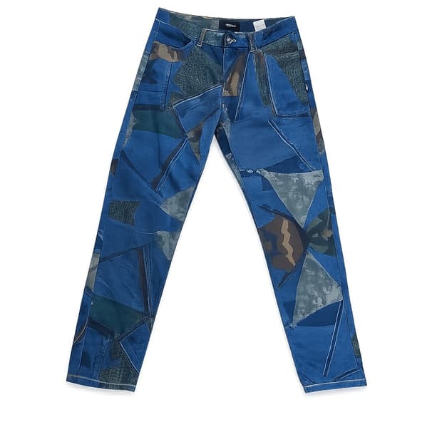 Desigual patchwork camouflage denim pant