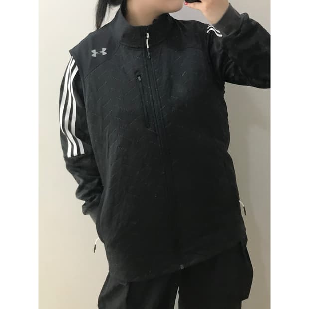 언더아머 트레이닝 조끼 집업 xl