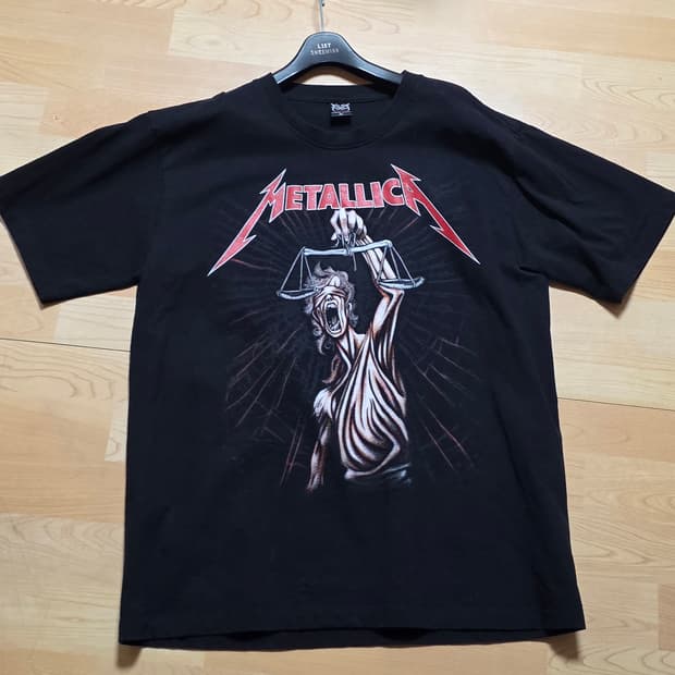 메탈리카 반팔티 XL