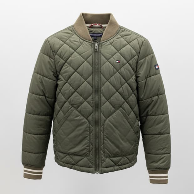 타미힐피거 키즈 퀼팅 봄버 자켓 1753