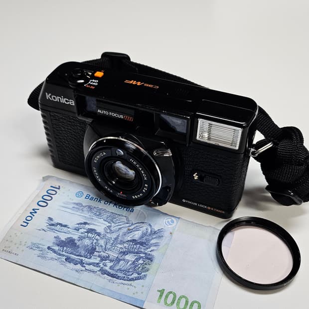 작례O 전설의 헥사논 코니카 c35 mf 필름카메라 빈티지 필카