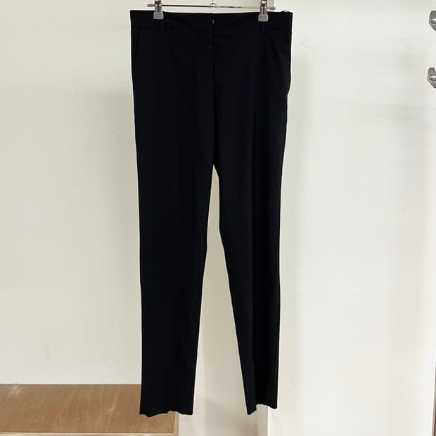 로에베 블랙 울 트라우저