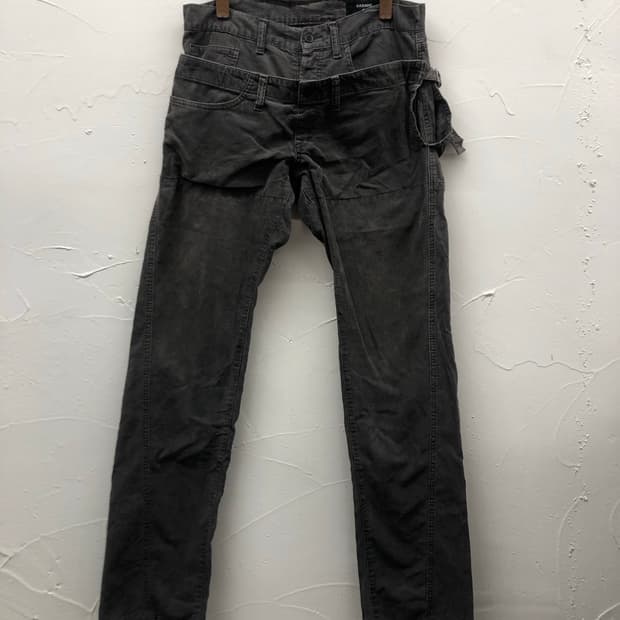 카반드주카 레이어드 코듀로이 팬츠