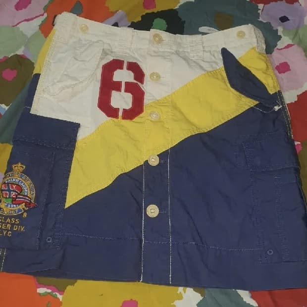 90s 00s 폴로 랄프로렌 요트클럽 POLO   카고스커트  6사이즈