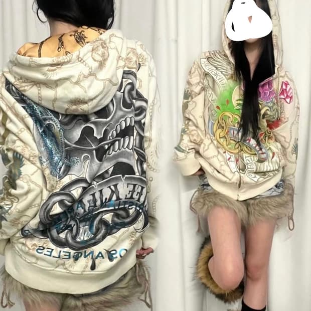 크리스티앙 오디지에 후드집업 빈티지