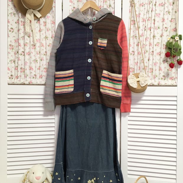 빈티지 히피 코디세트