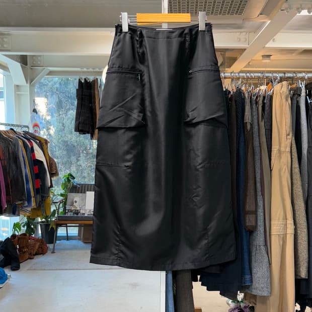 센소유니코 나일론 카고 스커트