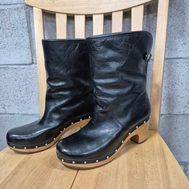 어그 UGG 양털 리네아 가죽 부츠