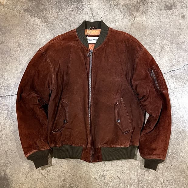 스웨이드 블루종 타입 자켓 (B5109)