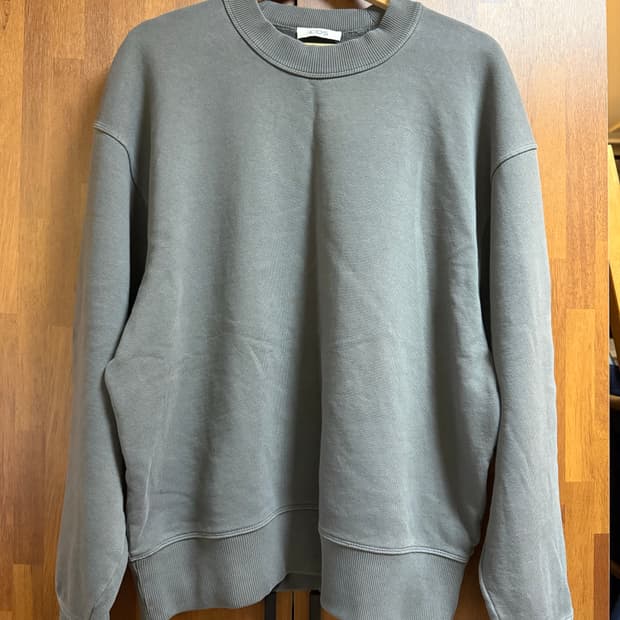 COS 코스 릴랙스드핏 회색 맨투맨(L)