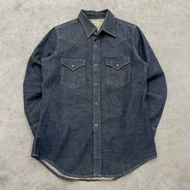 M 빅존 데님 웨스턴 셔츠