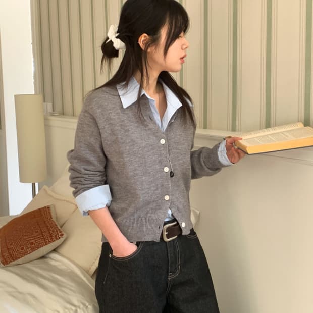 서울베이스드 라운드 가디건