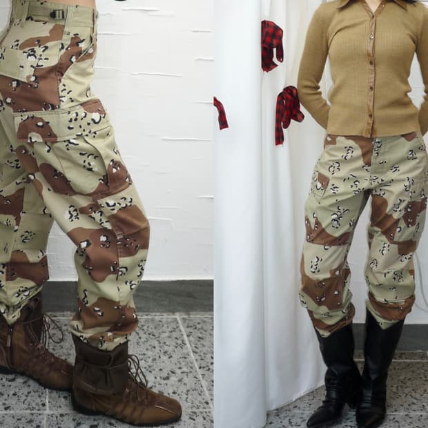 desert camo cargo pants