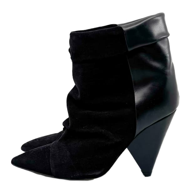 Isabel Marant Cone Heel Ankle Boots/ 37