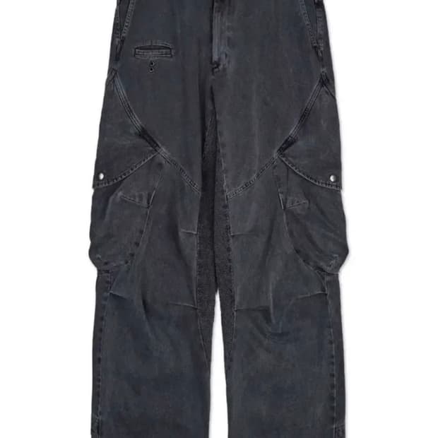 Core:9 washed cargo pants (dark bean)