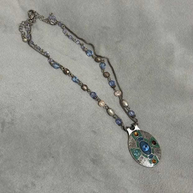 빈티지 오리엔탈 엔틱 목걸이