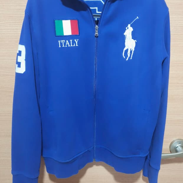 폴로 빅포니 브리튼 집업 이탈리아 블루 🇮🇹