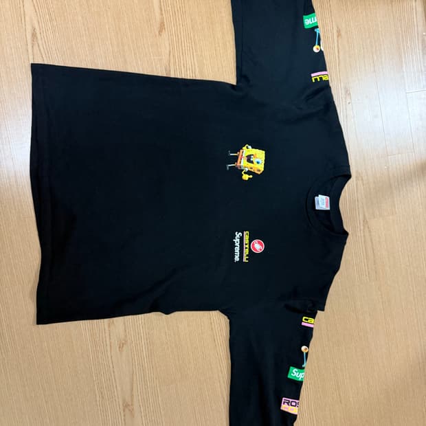 슈프림 스폰지밥 롱슬리브