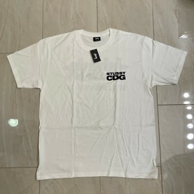스투시 꼼데가르송 서퍼맨 티셔츠 L