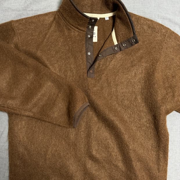 [XL] 나나미카 모헤어 풀오버 브라운