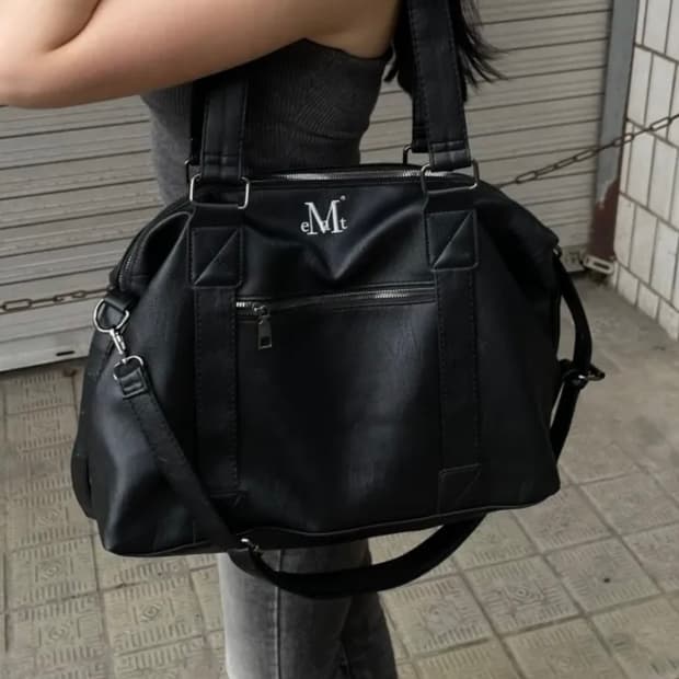 무센트 레더 숄더백 토트백 보부상백