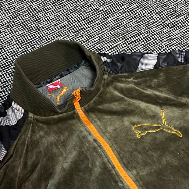 퓨마 y2k 벨벳 져지