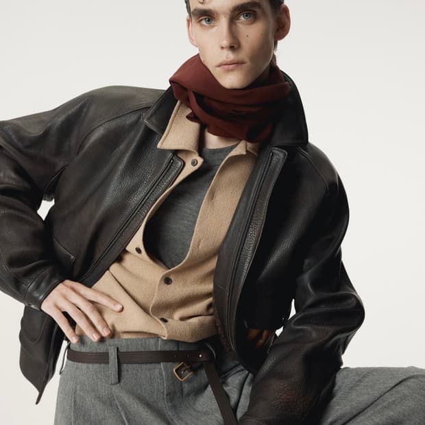 [OS] 렉토 오버사이즈 시어링 레더 가죽 무스탕 점퍼 자켓