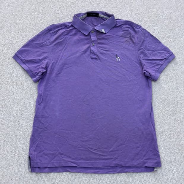 100 헤지스 남성 반팔 카라 티셔츠 0313E