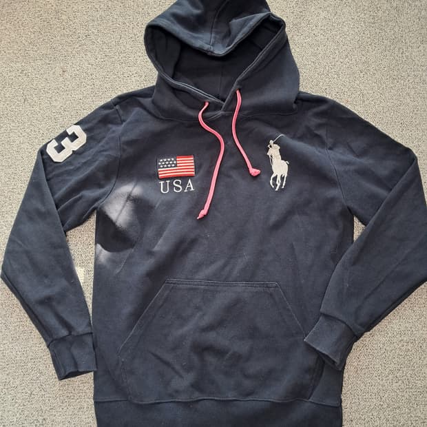 폴로빅포니usa후드티