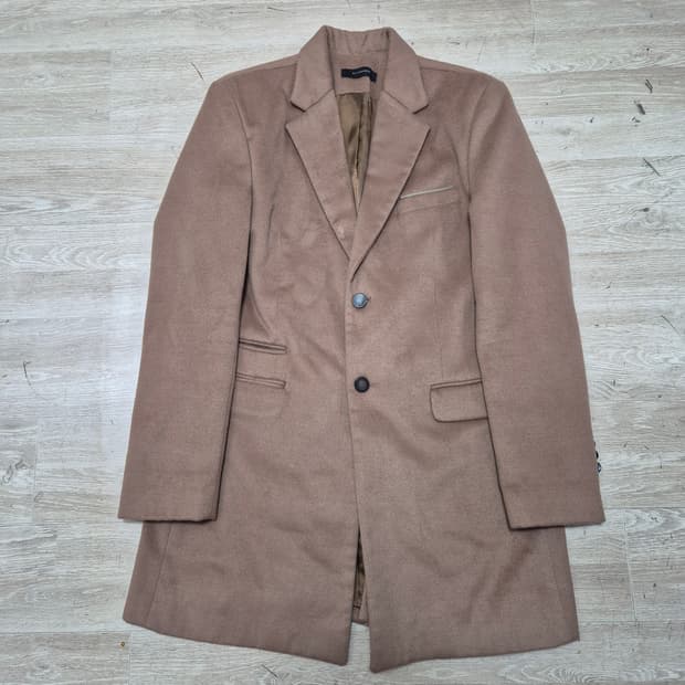 ELVANDRESS 엘반드레스 남성 싱글 체스터 코트 L(100)