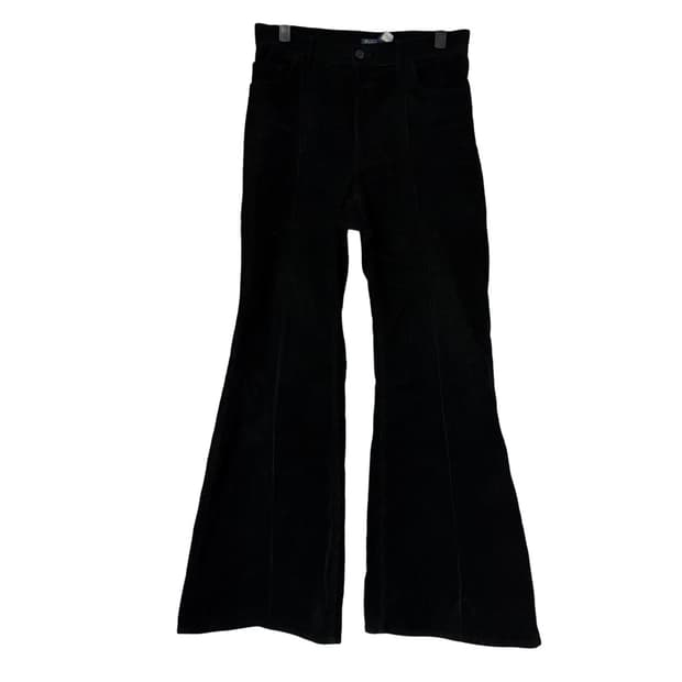 폴로 블랙 코듀로이 벨바텀 부츠컷 플레어 데님팬츠 28-29