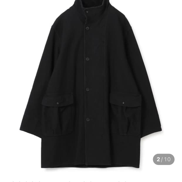 캡틴선샤인 스탠드칼라 모즈코트 38size 다크네이비