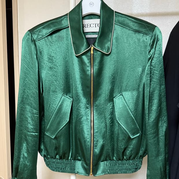 렉토 25ss 80s 플루이드 벤 자켓 빈티지 그린