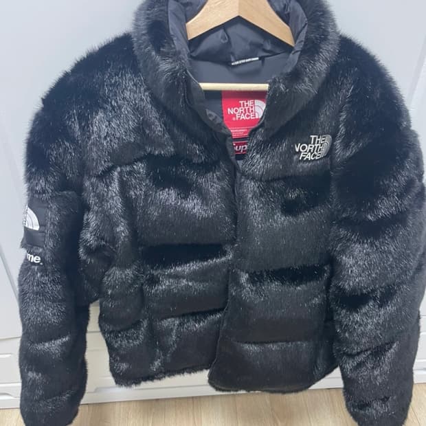 [M] 슈프림x노스페이스 퍼눕시 블랙