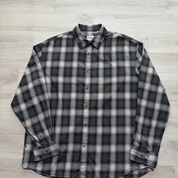 우드비 옴브레 체크 셔츠 2사이즈 판매