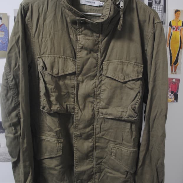 Nonnative 히든 후드 m-65 자켓