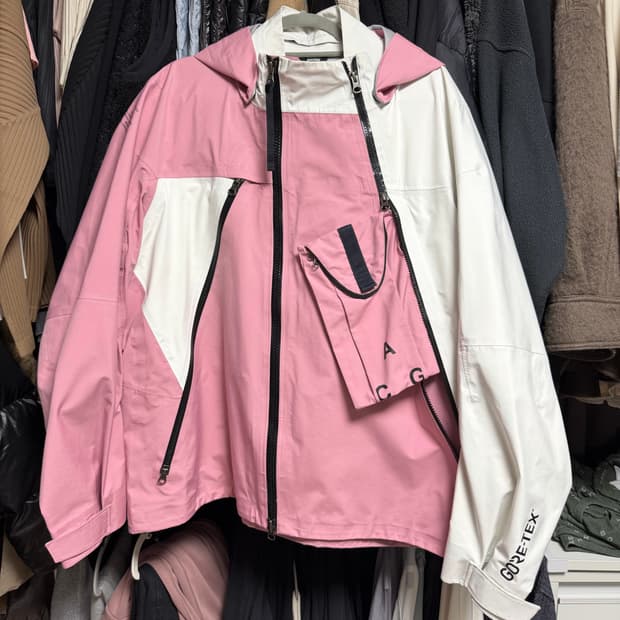 [xl] 나이키 ACG 디플로이 고어텍스 자켓 엘리멘탈 핑크 화이트