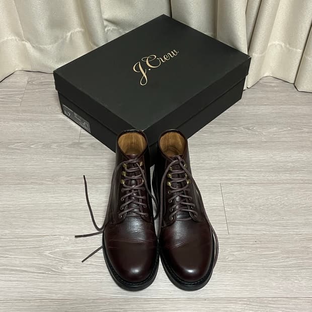 (새상품) 제이크루 잉글리시 레더 필드 부츠