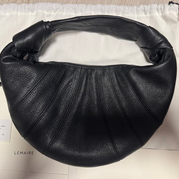 르메르 포춘 미니 그레인레더 블랙