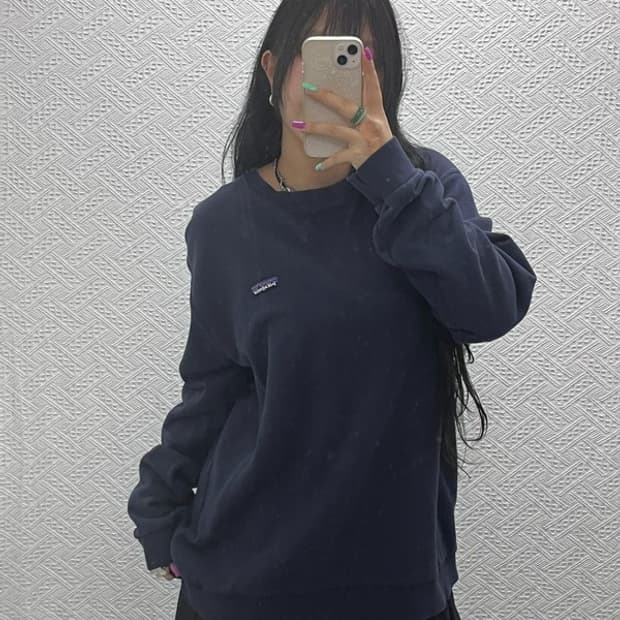 파타고니아 패치로고 캐주얼 맨투맨 스웻셔츠 XL C07324