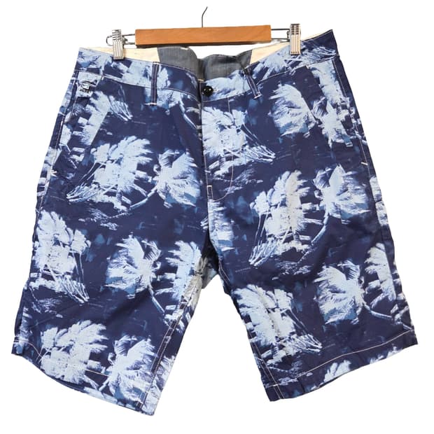 G스타 로우 야자수 패턴 반바지(34)